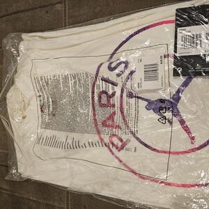 Jordan White Long Sleeve Tee Casual Cotton